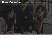 Tablet Screenshot of brandcohesion.com